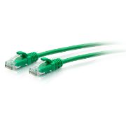 Image de C2G Câble de raccordement Ethernet fin Cat6a non blindé (UTP) avec protection anti-accrochage de 4,5 m - Vert (30158)