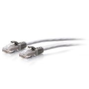 Image de C2G Câble de raccordement Ethernet fin Cat6a non blindé (UTP) avec protection anti-accrochage de 4,6 m - Gris (30122)