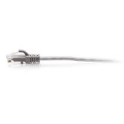 Image de C2G Câble de raccordement Ethernet fin Cat6a non blindé (UTP) avec protection anti-accrochage de 7,6 m - Gris (30124)