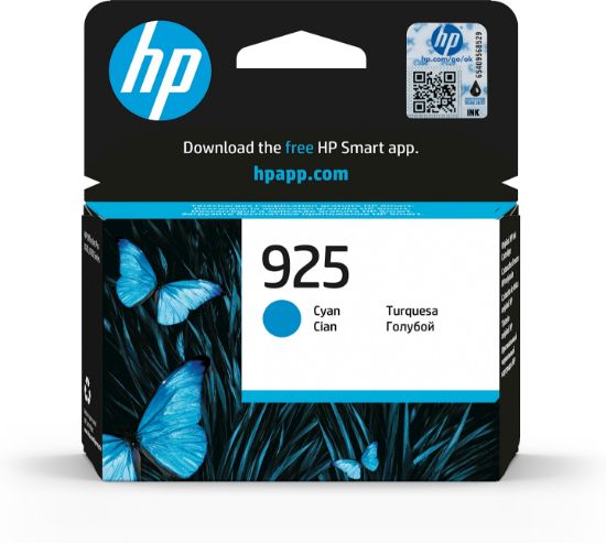 Image de HP 925 Cyan Original Ink Cartridge (4K0V6PE)