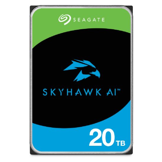 Image de Seagate SkyHawk AI disque dur 24 To 7200 tr/min 512 Mo 3.5" Série ATA III (ST24000VE002)