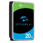 Image de Seagate SkyHawk AI disque dur 20 To 7200 tr/min 512 Mo 3.5" Série ATA III (ST20000VE003)