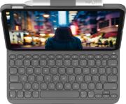Image de Logitech Slim Folio AZERTY Français Bluetooth Gris (920-011425)