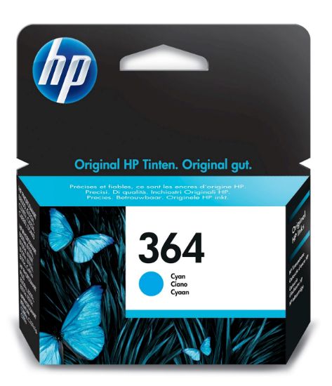 Image de HP 364 cartouche d'encre cyan authentique (CB318EE#ABB)