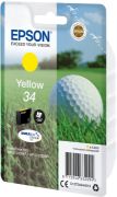 Image de Epson Golf ball Singlepack Yellow 34 DURABrite Ultra Ink (C13T34644010)