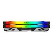 Image de Kingston Technology FURY 96Go 6400MT/s DDR5 CL32 DIMM (Kit de 2) Renegade RGB XMP (KF564C32RSAK2-96)