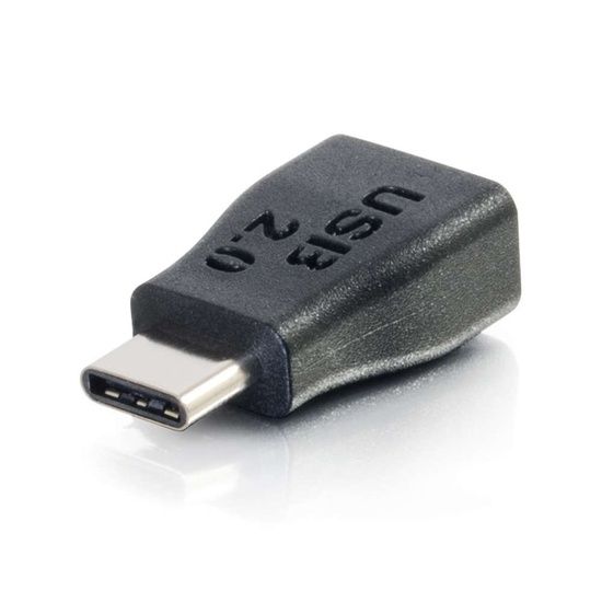 Image de C2G Convertisseur adaptateur USB 2.0 USB-C® vers USB-Micro B mâle vers femelle - Noir (28869)