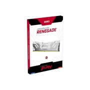 Image de Kingston Technology FURY DIMM DDR5 CL32 32 Go 6400 MT/s (kit de 2) Renegade Blanc XMP (KF564C32RWK2-32)