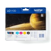 Image de Brother Pack de cartouches d'encre originales (LC1100VALBP)