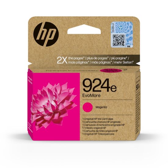 Image de HP 924e Cartouche d’encre authentique Magenta EvoMore (4K0U8NE)