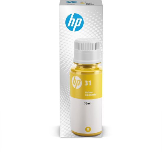 Image de HP Bouteille d'encre jaune authentique 70 mL 31 Original (1VU28AE)