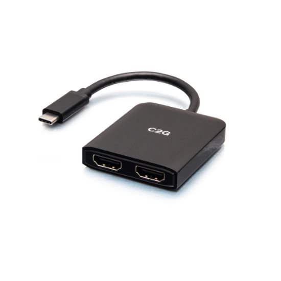 Image de C2G Concentrateur MST USB-C vers double HDMI - 4K (C2G54540)
