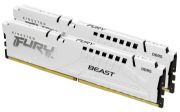 Image de Kingston Technology FURY Beast 32GB 6000MT/s DDR5 CL36 DIMM (Kits de 2) White EXPO (KF560C36BWE2K2-32)