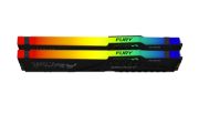 Image de Kingston Technology FURY Beast 32 Go 5600 MT/s DDR5 CL36 DIMM (Kits de 2) RGB (KF560C36BBE2AK2-32)