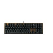 Image de CHERRY KC 200 MX clavier Universel USB QWERTY Anglais Noir, Bronze (G80-3950LIBGB-2)