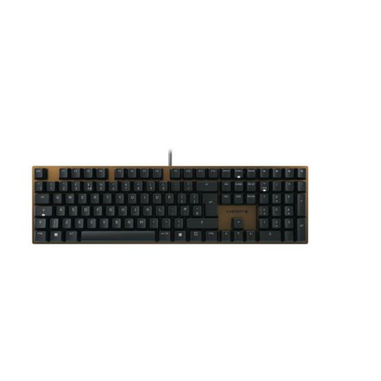 Image de CHERRY KC 200 MX clavier Universel USB QWERTY Anglais Noir, Bronze (G80-3950LIBGB-2)
