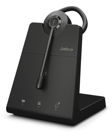 Image de Jabra Engage 45 SE Casque Sans fil Crochets auriculaires, Arceau Bureau/Centre d'appels Noir (9655-523-111)