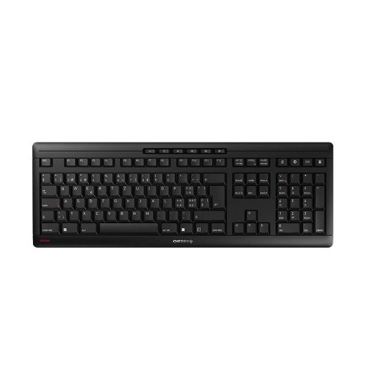 Image de CHERRY Stream Wireless clavier Universel FR sans fil +USB QWERTZ Suisse Noir (JK-8550CH-2)