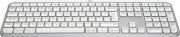 Image de Logitech MX Keys S clavier Universel RF sans fil + Bluetooth QWERTY US International Aluminium, Blanc (920-011588)