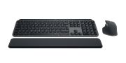 Image de Logitech MX Keys S Combo clavier Souris incluse Bureau RF sans fil + Bluetooth QWERTY US International Graphite (920-011614)