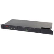 Image de APC commutateur écran, clavier et souris Grille de montage Noir (KVM1116R)
