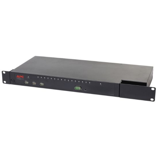 Image de APC commutateur écran, clavier et souris Grille de montage Noir (KVM1116R)