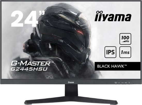 Image de iiyama G-MASTER écran plat de PC 60,5 cm (23.8") 1920 x 1080 pixels Full HD LCD Noir (G2445HSU-B2)