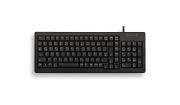 Image de CHERRY XS G84-5200 COMPACT KEYBOARD, Clavier filaire miniature, USB/PS2, noir, AZERTY - FR (G84-5200LCMFR-2)