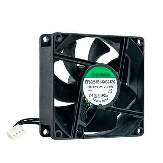 Image de QNAP système de refroidissement d’ordinateur Universel Ventilateur Noir (FAN-8CM-T01)