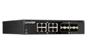 Image de QNAP commutateur réseau Non-géré L2 10G Ethernet (100/1000/10000) Noir (QSW-3216R-8S8T)