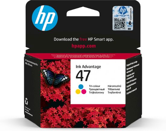 Image de HP 47 Cartouche authentique, trois couleurs (6ZD61AE)