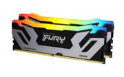 Image de Kingston Technology FURY 48Go 8400MT/s DDR5 CL40 CUDIMM (Kit de 2) Renegade RGB Silver XMP (KF584CU40RSAK2-48)