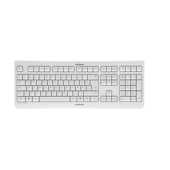 Image de CHERRY KW 3000 clavier Universel RF sans fil QWERTZ Allemand Blanc (JK-3000DE-0)