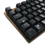 Image de CHERRY KC 200 MX clavier Universel USB QWERTY Anglais Noir, Bronze (G80-3950LIBEU-2)