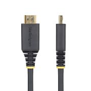 Image de StarTech.com Câble HDMI Haut Débit de 90cm avec Connecteur à Pince, 4K 60Hz/1440p 144Hz, HDR10/HDCP 2.2/ARC, 18Gbps, UHD HDMI 2.0, Cordon pour TV/Moniteur/Écran, Gain ... (HDMI2-CABLE-GRIP-3F)