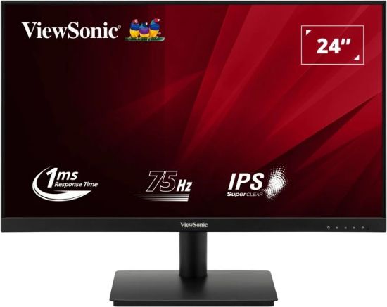 Image de Viewsonic VA écran plat de PC 60,5 cm (23.8") 1920 x 1080 pixels Full HD LED Noir (VA240-H-2)