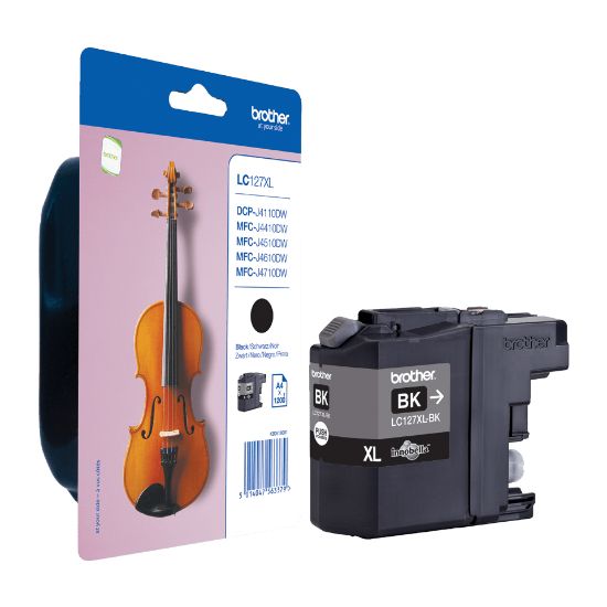 Image de Brother cartouche d'encre 1 pièce(s) Original Noir (LC127XLBKBP)