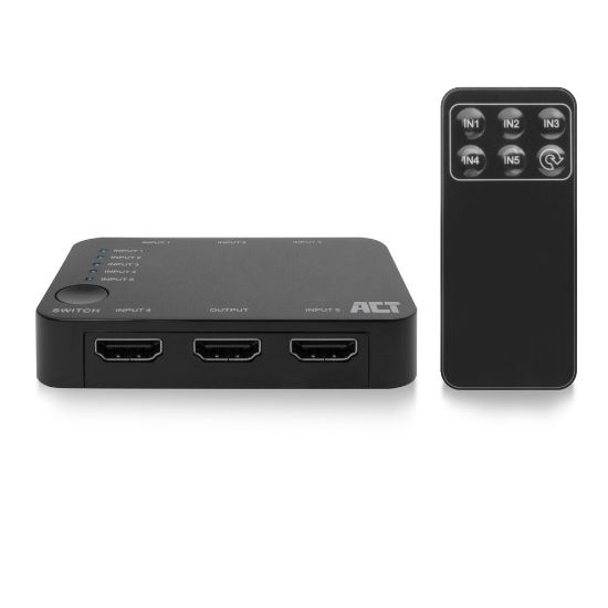 Image de ACT Commutateur HDMI 4K 5 entrées, 1 sortie (AC7841)