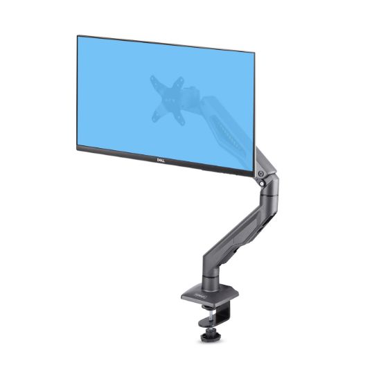Image de StarTech.com Bras pour Moniteur à Monter sur Bureau, Écran Jusqu'à 32", Max 10kg, VESA 75x75/100x100, Pince en C, Entièrement Articulé, Ressort Mécanique, Bras pour É ... (H1M1AG2-MONITOR-ARM)