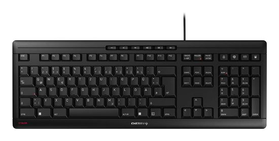 Image de CHERRY STREAM clavier Bureau USB QWERTZ Allemand Noir (JK-8500DE-2)