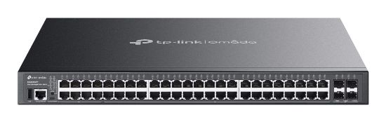 Image de TP-Link Omada commutateur réseau Géré L3 Gigabit Ethernet (10/100/1000) Connexion Ethernet, supportant l'alimentation via ce port (PoE) Noir (SG5452XMPP)