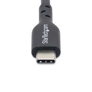 Image de StarTech.com Câble de Charge USB-C de 4m, Charge et Synchronisation, 60W (3A) PD, Câble de Charge USB 2.0 pour Ordinateur Portable, Gaine TPE - Cordon de Charge USB C Noir (USB2CC4MBKE)