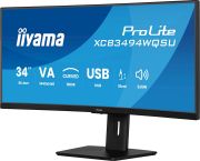 Image de iiyama ProLite écran plat de PC 86,4 cm (34") 3440 x 1440 pixels UltraWide Quad HD LED Noir (XCB3494WQSU-B1)