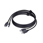 Image de StarTech.com Câble KVM HDMI de 1,8m et USB 5Gbps, 4K 60Hz, Câble Combo HDMI 2.0 et USB pour Commutateurs/Switchs KVM (HU1226-KVM-CABLE)