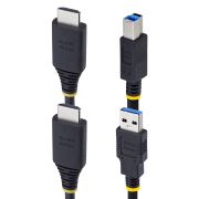 Image de StarTech.com Câble KVM HDMI de 1,8m et USB 5Gbps, 4K 60Hz, Câble Combo HDMI 2.0 et USB pour Commutateurs/Switchs KVM (HU1226-KVM-CABLE)