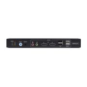 Image de StarTech.com Switch KVM DisplayPort 2 Ports avec Matrice Vidéo Double Vue, 4K 60Hz, Hub 4x Ports USB, Commutateur KVM, Commutation par Touche de Raccourci, Matrice K ... (P2ADD121D-KVM-SWITCH)