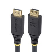 Image de StarTech.com Câble HDMI Haut Débit de 6m avec Connecteur à Pince, 4K 60Hz/1440p 144Hz, HDR10/HDCP 2.2/ARC, 18Gbps, UHD HDMI 2.0, Cordon pour TV/Moniteur/Écran, Gaine ... (HDMI2-CABLE-GRIP-20F)