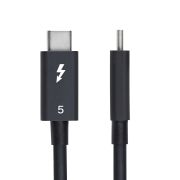 Image de StarTech.com Câble Thunderbolt 5 de 1m, 80Gbps/Jusqu'à 120Gbps, 240W PD, 8K 60Hz, Câble Thunderbolt Certifié, Compatible avec Thunderbolt 4/USB4/USB-C (TBLT5MM1M240W)