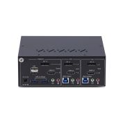 Image de StarTech.com Commutateur KVM 2 Ports DisplayPort et HDMI, 4K 60Hz, 1 Moniteur HDMI et 1 Moniteur DP, Switch KVM 2 Ports, Hub USB 5Gbps 2 Ports, 2 Ports USB HID, Conf ... (P2ADDH462-KVM-SWITCH)
