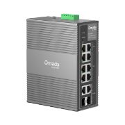 Image de TP-Link Omada commutateur réseau Géré Gigabit Ethernet (10/100/1000) Connexion Ethernet, supportant l'alimentation via ce port (PoE) DIN rail Gris (IES210GPP)